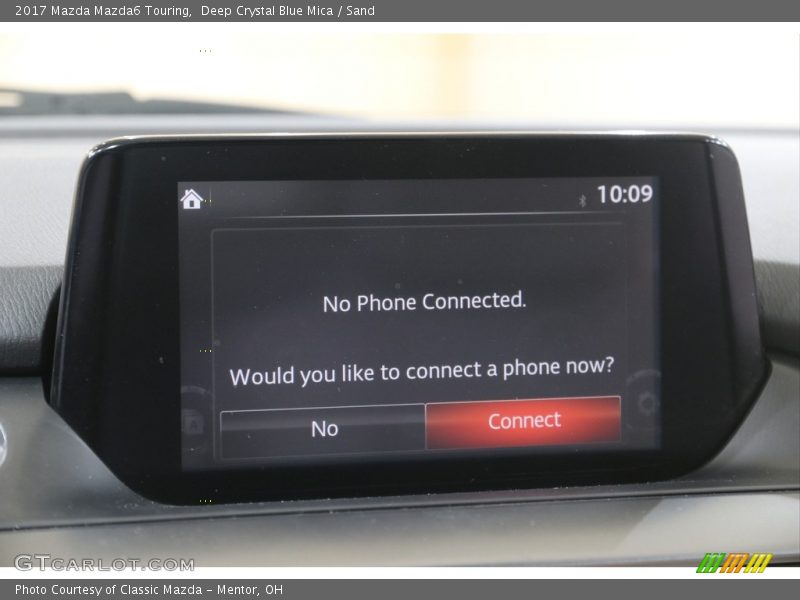 Deep Crystal Blue Mica / Sand 2017 Mazda Mazda6 Touring