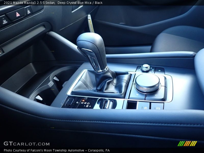 Deep Crystal Blue Mica / Black 2021 Mazda Mazda3 2.5 S Sedan