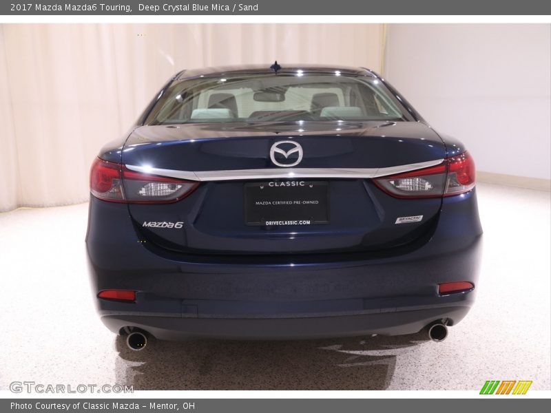 Deep Crystal Blue Mica / Sand 2017 Mazda Mazda6 Touring