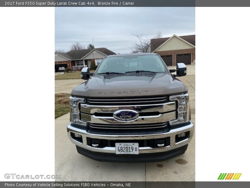 Bronze Fire / Camel 2017 Ford F350 Super Duty Lariat Crew Cab 4x4