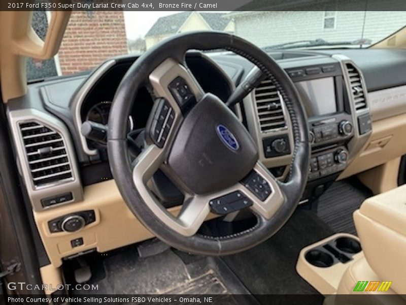 Bronze Fire / Camel 2017 Ford F350 Super Duty Lariat Crew Cab 4x4