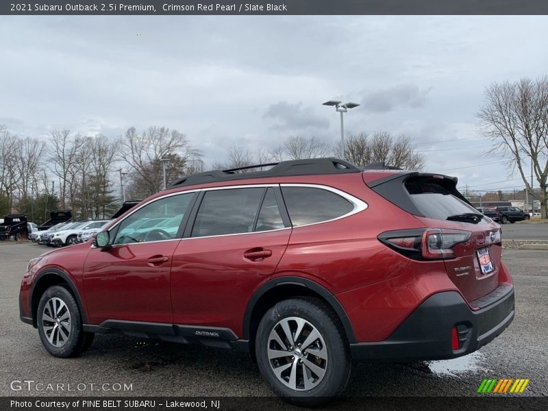 Crimson Red Pearl / Slate Black 2021 Subaru Outback 2.5i Premium