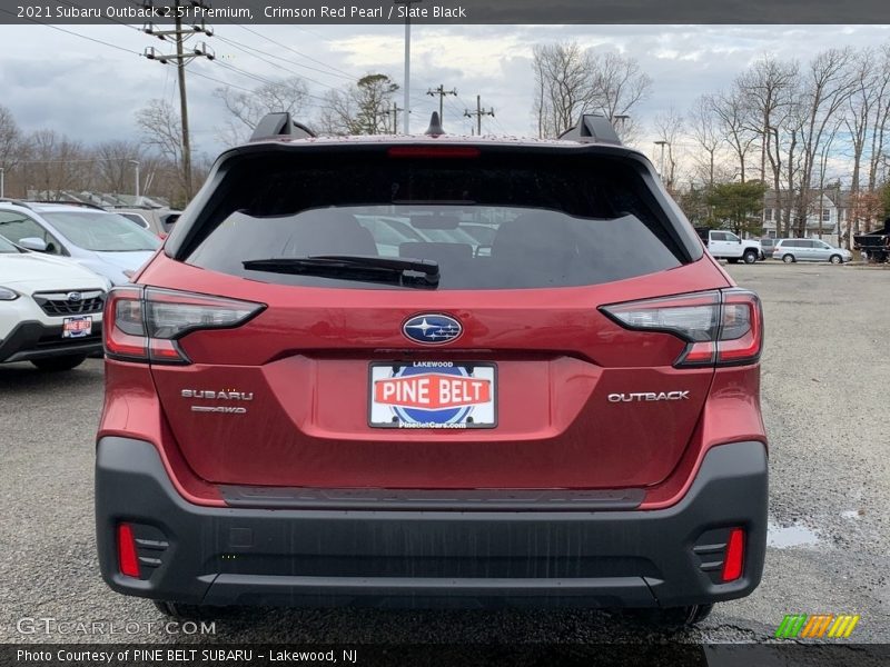 Crimson Red Pearl / Slate Black 2021 Subaru Outback 2.5i Premium