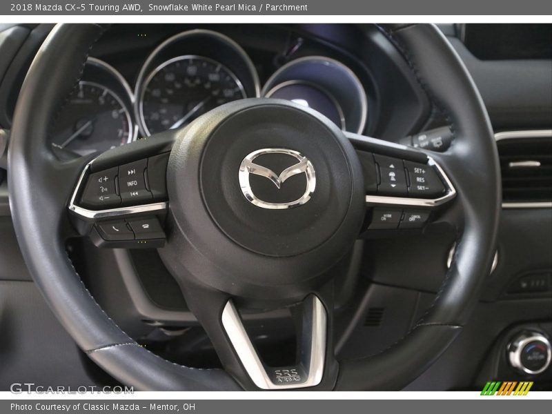 Snowflake White Pearl Mica / Parchment 2018 Mazda CX-5 Touring AWD