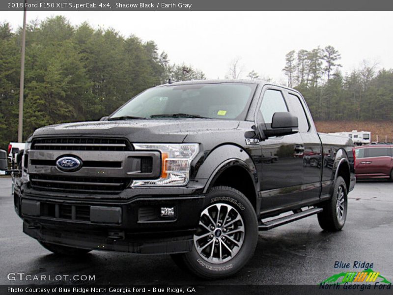 Shadow Black / Earth Gray 2018 Ford F150 XLT SuperCab 4x4