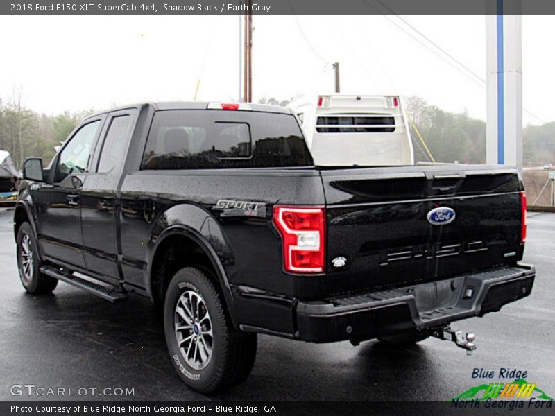 Shadow Black / Earth Gray 2018 Ford F150 XLT SuperCab 4x4