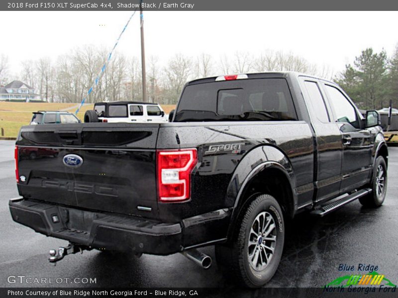 Shadow Black / Earth Gray 2018 Ford F150 XLT SuperCab 4x4