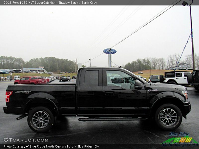 Shadow Black / Earth Gray 2018 Ford F150 XLT SuperCab 4x4