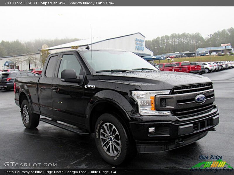 Shadow Black / Earth Gray 2018 Ford F150 XLT SuperCab 4x4