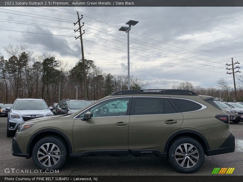 Autumn Green Metallic / Slate Black 2021 Subaru Outback 2.5i Premium