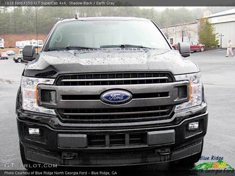 Shadow Black / Earth Gray 2018 Ford F150 XLT SuperCab 4x4