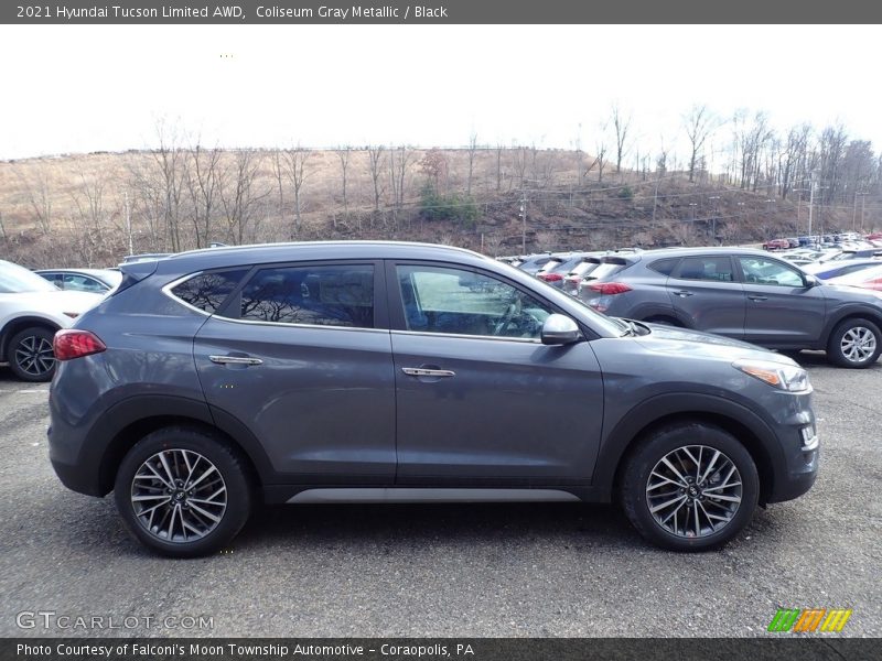 Coliseum Gray Metallic / Black 2021 Hyundai Tucson Limited AWD