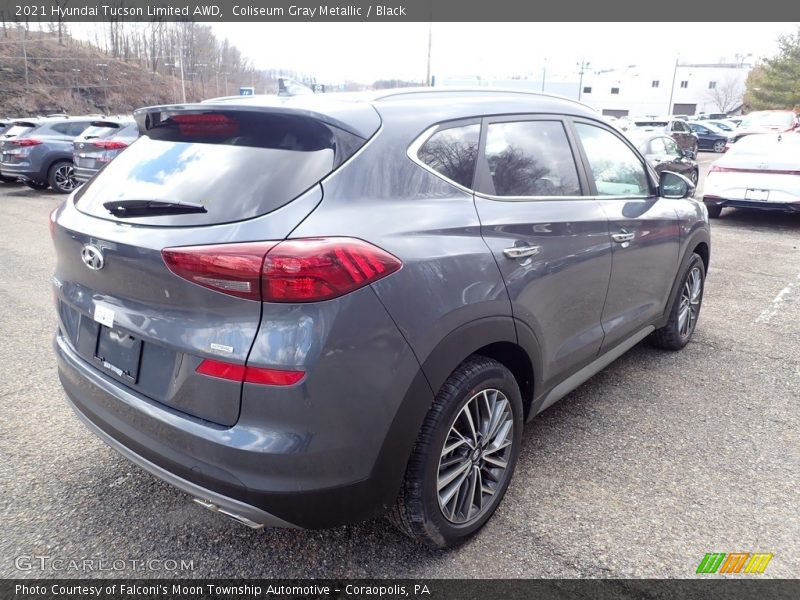Coliseum Gray Metallic / Black 2021 Hyundai Tucson Limited AWD