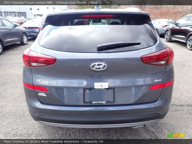 Coliseum Gray Metallic / Black 2021 Hyundai Tucson Limited AWD