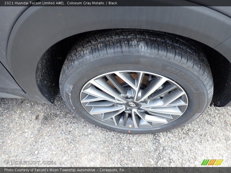 Coliseum Gray Metallic / Black 2021 Hyundai Tucson Limited AWD