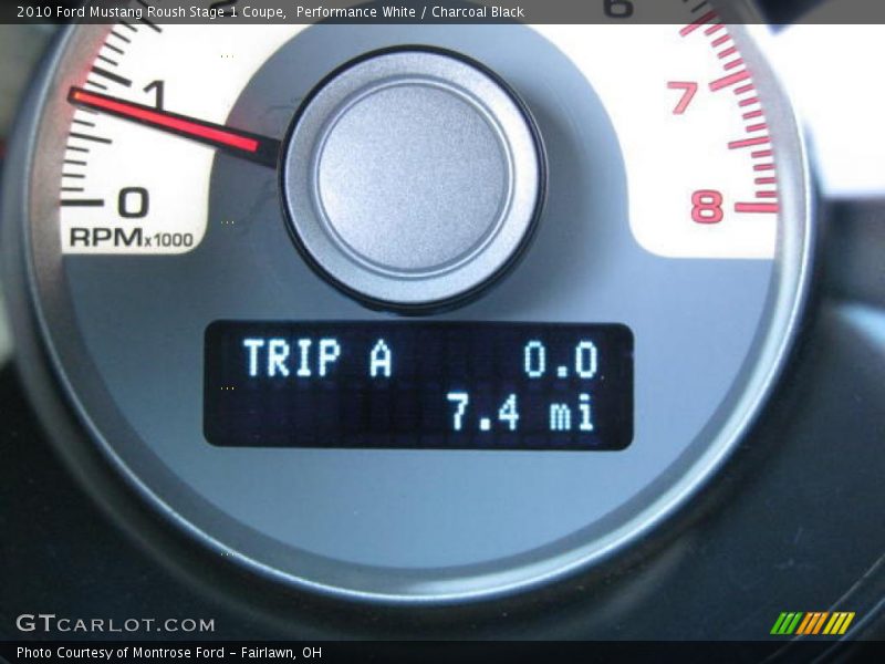 Performance White / Charcoal Black 2010 Ford Mustang Roush Stage 1 Coupe