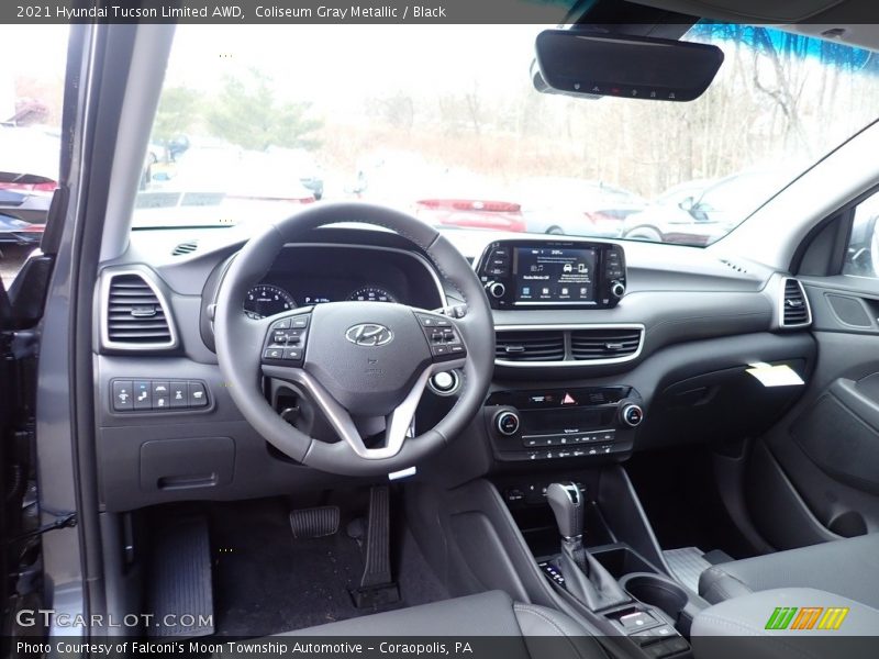 Coliseum Gray Metallic / Black 2021 Hyundai Tucson Limited AWD
