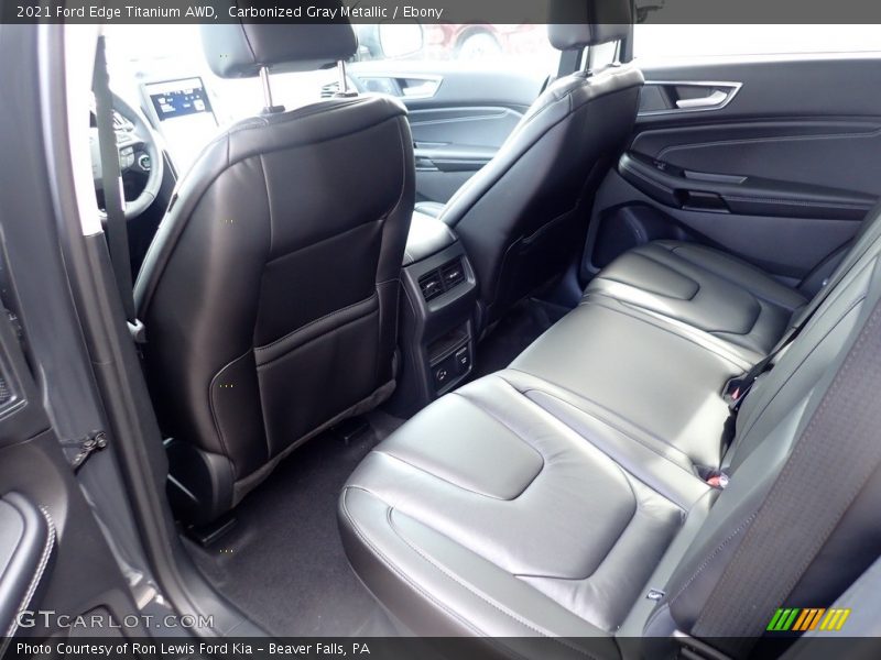 Rear Seat of 2021 Edge Titanium AWD
