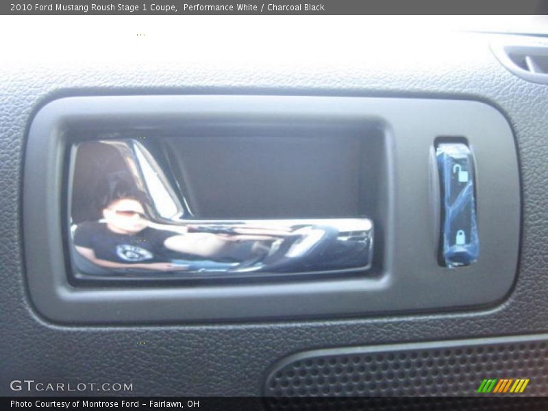 Performance White / Charcoal Black 2010 Ford Mustang Roush Stage 1 Coupe