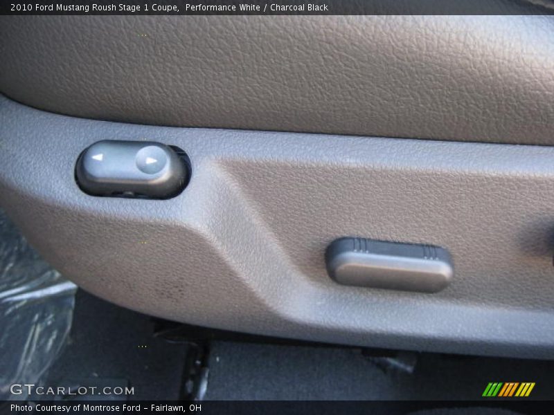 Performance White / Charcoal Black 2010 Ford Mustang Roush Stage 1 Coupe