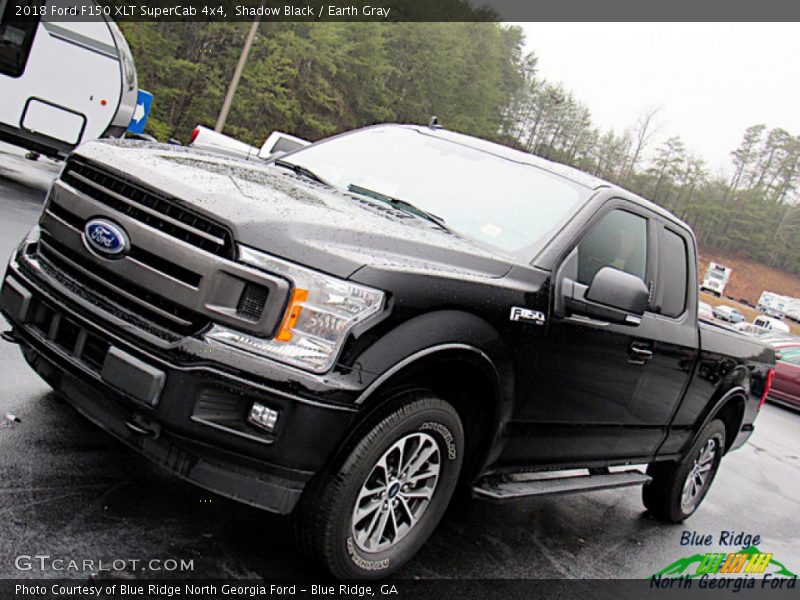 Shadow Black / Earth Gray 2018 Ford F150 XLT SuperCab 4x4
