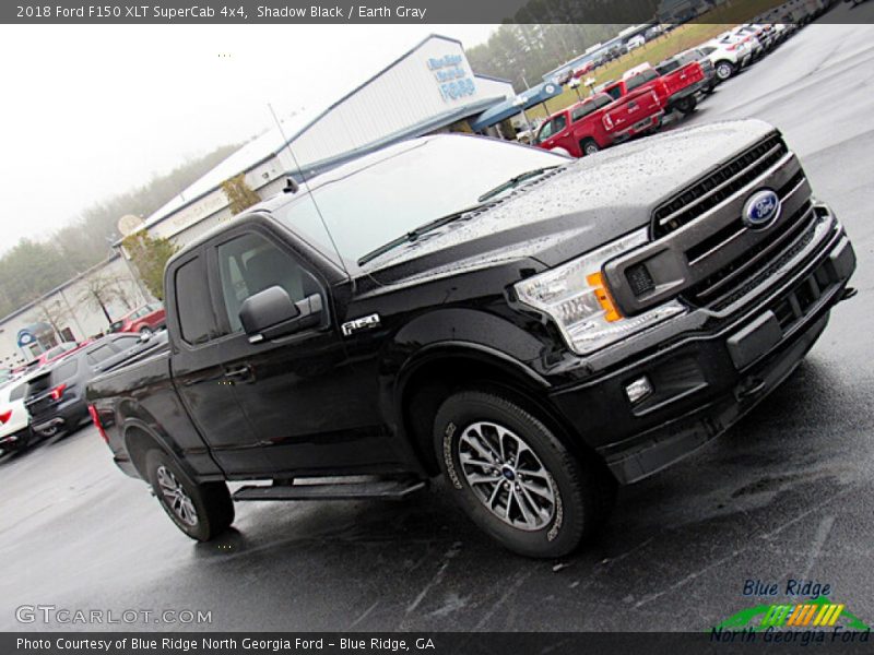 Shadow Black / Earth Gray 2018 Ford F150 XLT SuperCab 4x4