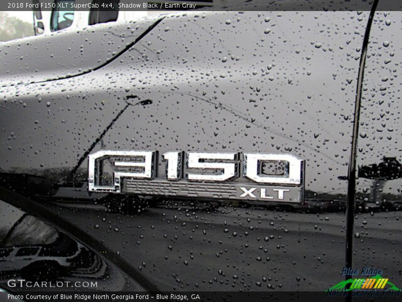 Shadow Black / Earth Gray 2018 Ford F150 XLT SuperCab 4x4