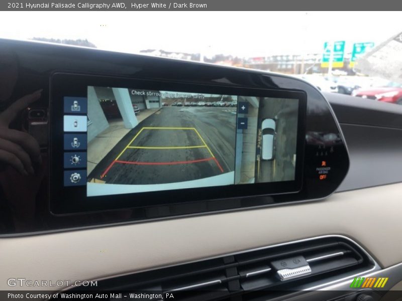 Hyper White / Dark Brown 2021 Hyundai Palisade Calligraphy AWD