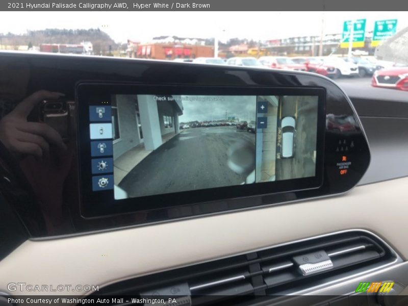Hyper White / Dark Brown 2021 Hyundai Palisade Calligraphy AWD