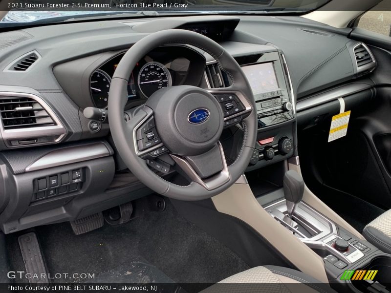Horizon Blue Pearl / Gray 2021 Subaru Forester 2.5i Premium
