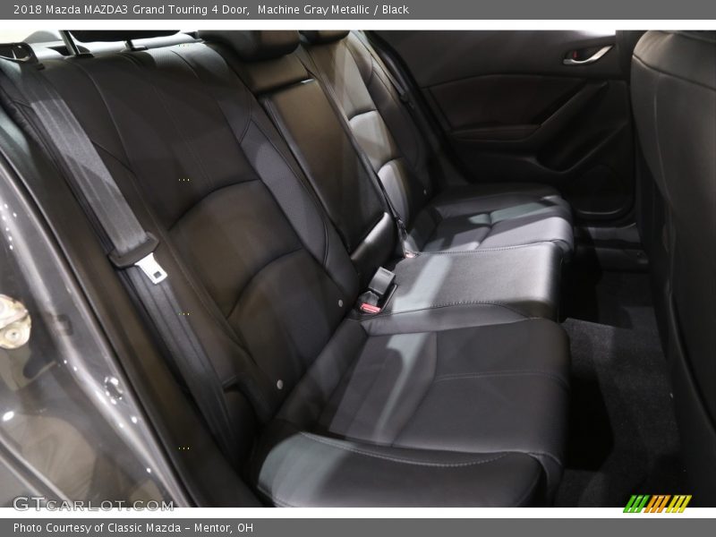 Machine Gray Metallic / Black 2018 Mazda MAZDA3 Grand Touring 4 Door