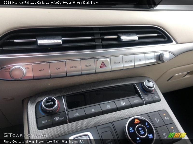 Hyper White / Dark Brown 2021 Hyundai Palisade Calligraphy AWD