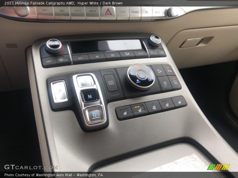 Hyper White / Dark Brown 2021 Hyundai Palisade Calligraphy AWD