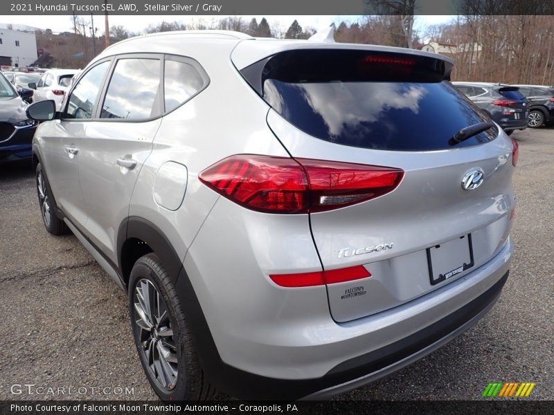 Stellar Silver / Gray 2021 Hyundai Tucson SEL AWD