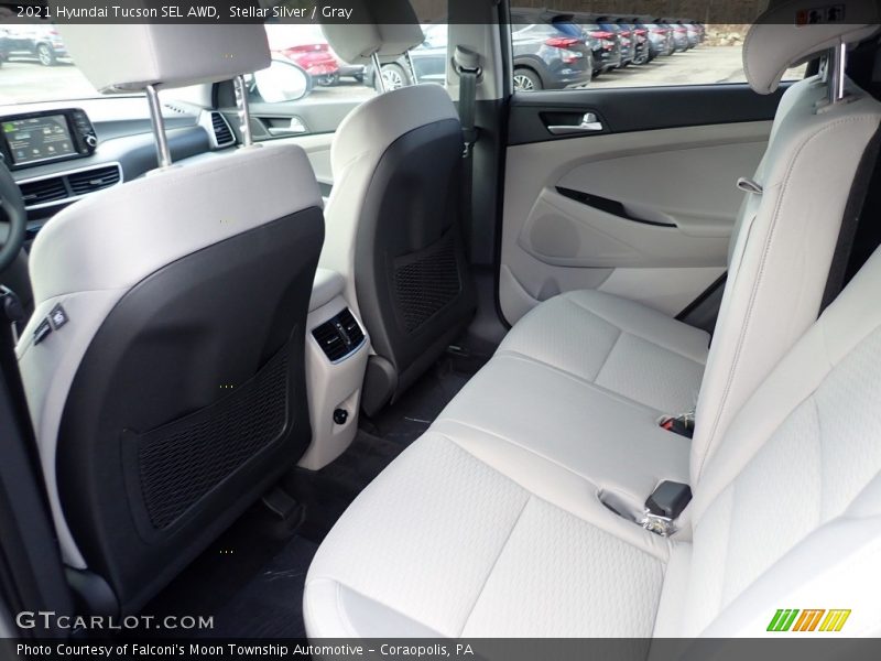 Stellar Silver / Gray 2021 Hyundai Tucson SEL AWD