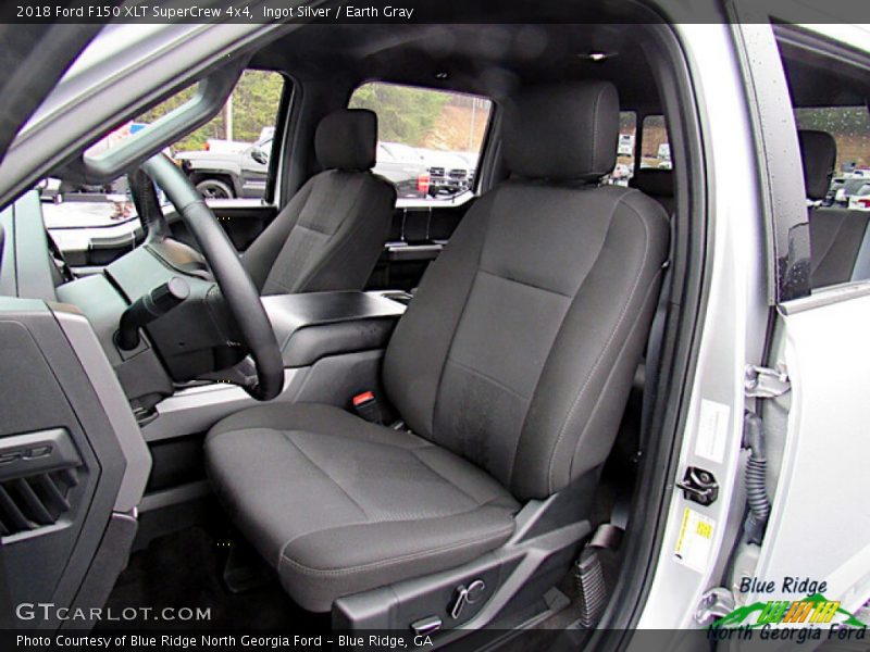 Ingot Silver / Earth Gray 2018 Ford F150 XLT SuperCrew 4x4