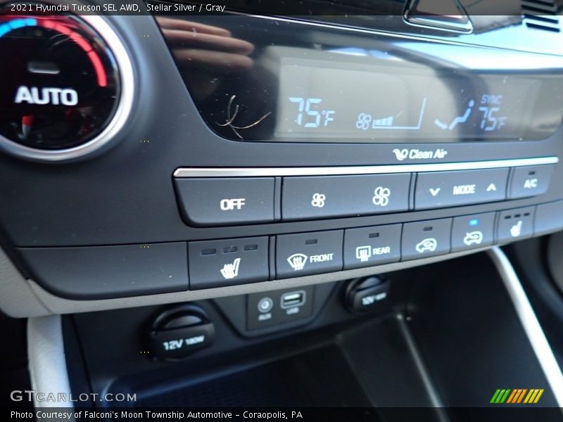 Stellar Silver / Gray 2021 Hyundai Tucson SEL AWD