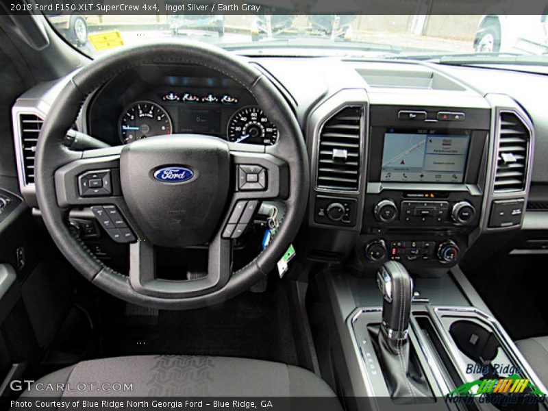 Ingot Silver / Earth Gray 2018 Ford F150 XLT SuperCrew 4x4