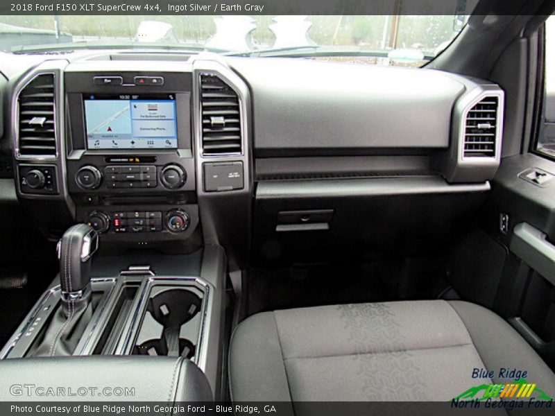 Ingot Silver / Earth Gray 2018 Ford F150 XLT SuperCrew 4x4