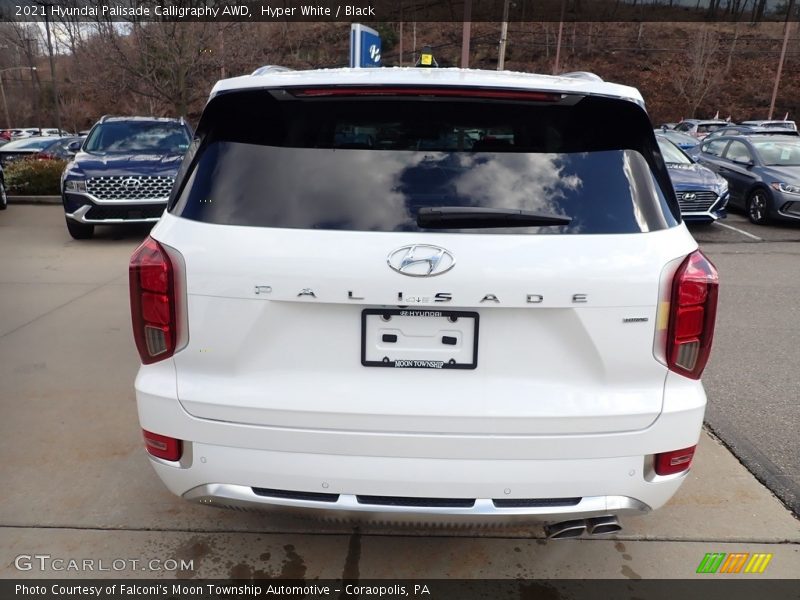 Hyper White / Black 2021 Hyundai Palisade Calligraphy AWD