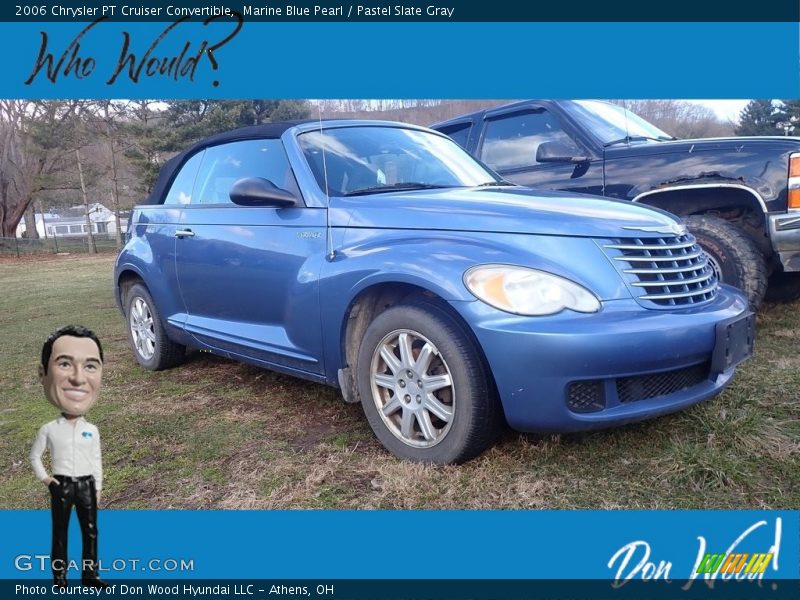 Marine Blue Pearl / Pastel Slate Gray 2006 Chrysler PT Cruiser Convertible