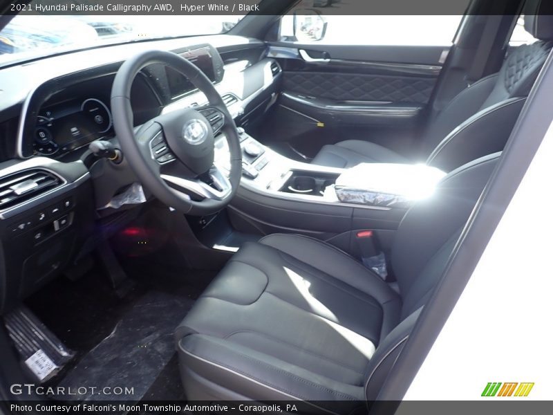 Hyper White / Black 2021 Hyundai Palisade Calligraphy AWD