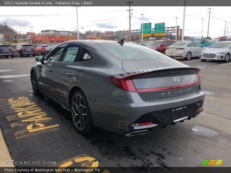 Hampton Gray / Black 2021 Hyundai Sonata N Line