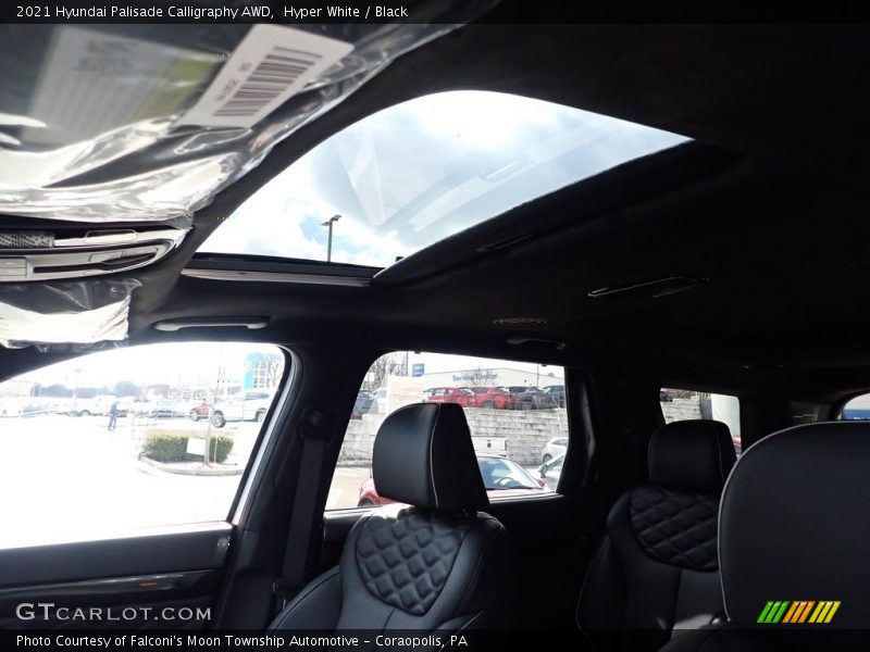 Hyper White / Black 2021 Hyundai Palisade Calligraphy AWD