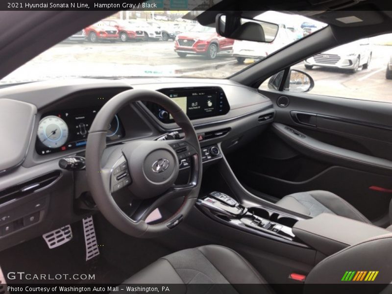  2021 Sonata N Line Black Interior