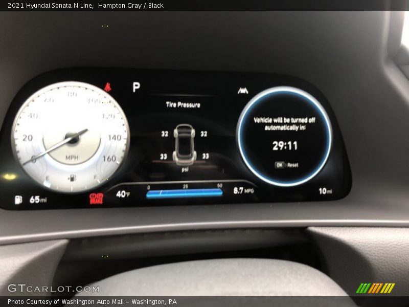 Hampton Gray / Black 2021 Hyundai Sonata N Line