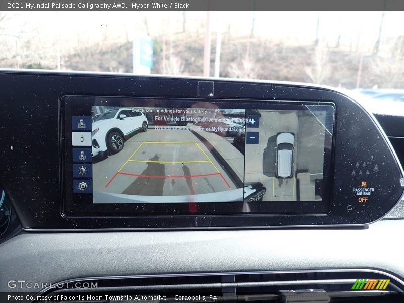 Hyper White / Black 2021 Hyundai Palisade Calligraphy AWD