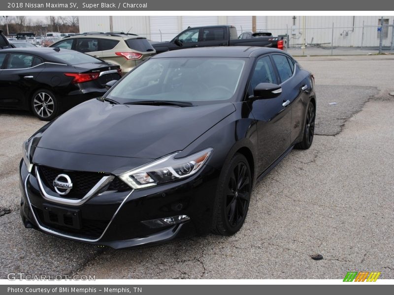 Super Black / Charcoal 2018 Nissan Maxima SV