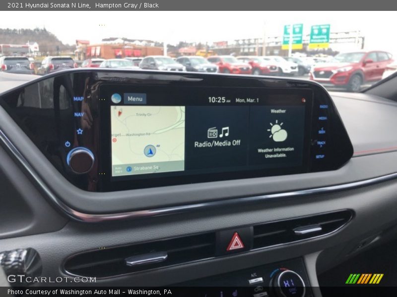 Hampton Gray / Black 2021 Hyundai Sonata N Line