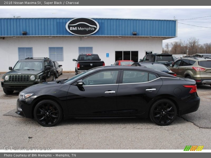 Super Black / Charcoal 2018 Nissan Maxima SV